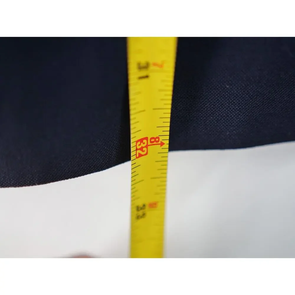 Bill Blass Navy Blazer 42R Wool Gold Crest Buttons Vintage
